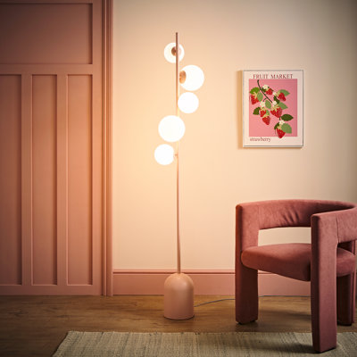 Robelmont 165cm Pink Tree Floor Lamp