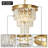 Makinlee Dimmable Crystal Tiered Chandelier-965955084-972069326-972069321