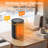 Cowsar Small Space Heater, 1500w Space Heaters For Indoor Use, Portable Heater With Thermostat, Knob Control, Overheating & Tip-over Protection