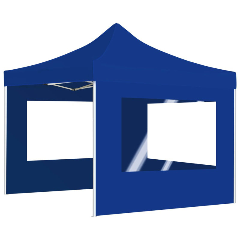 Abney 7.62m x 7.62m Metal Party Tent, Blue, 78.74 "H x 78.74 "W x 124 "D