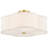 4-Light Fabric Semi Flush Mount Ceiling Light Fixture-449174278-449174273