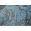 Élégant tapis moderne bleu 2 x 5 avec motif abstrait d'arbre