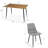 Verona 5-Piece Stain Resistant Upholstered Dining Set-1348829139