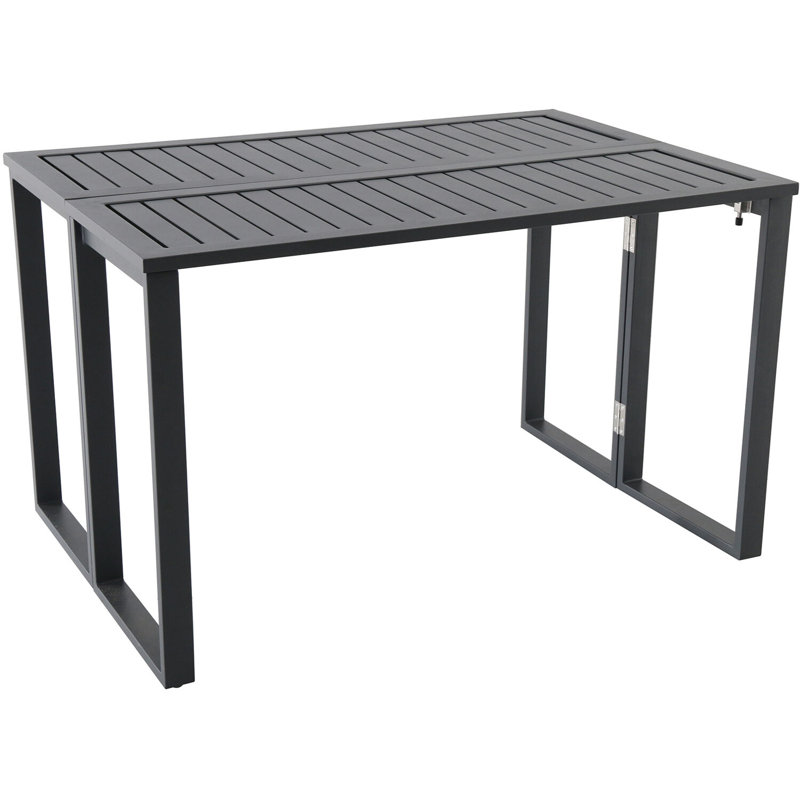 Rectangular Metal Outdoor Folding Dining Table
