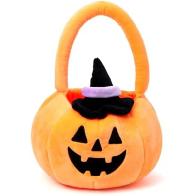 Peluches ou paniers de friandises pour Halloween