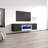 Floating 70.9" Modern TV Stand with Electric Fireplace, High Gloss Finish, Wall-Mounted-71337407
