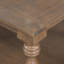 Table basse vintage avec pieds en forme de vase et placage de pin, pour le salon et le bureau-130122334