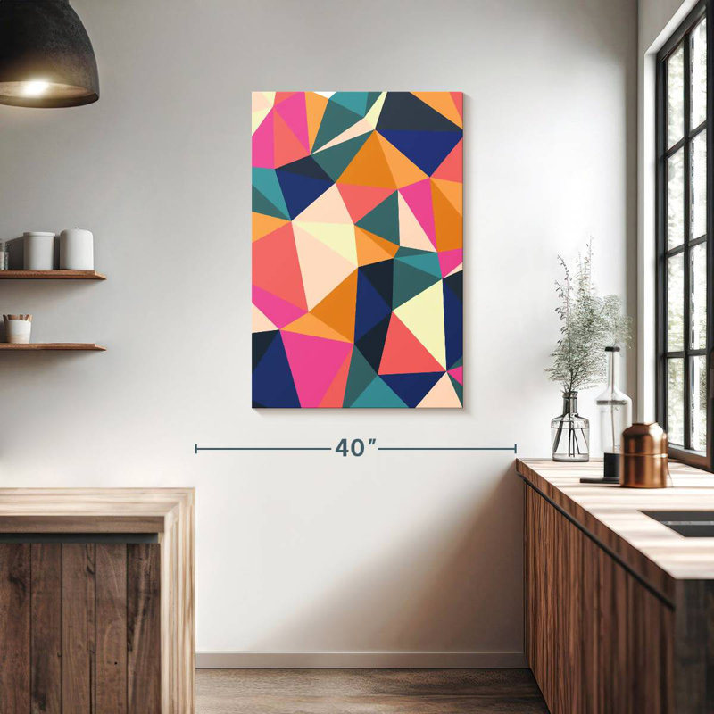 Avery Geometric Burst, 39" H x 26" W