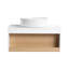 Ensemble de meuble-lavabo moderne flottant avec lavabo vasque en céramique et tablette de rangement ouverte murale (24 po / 30 po / 36 po)-1711564648-1711564651