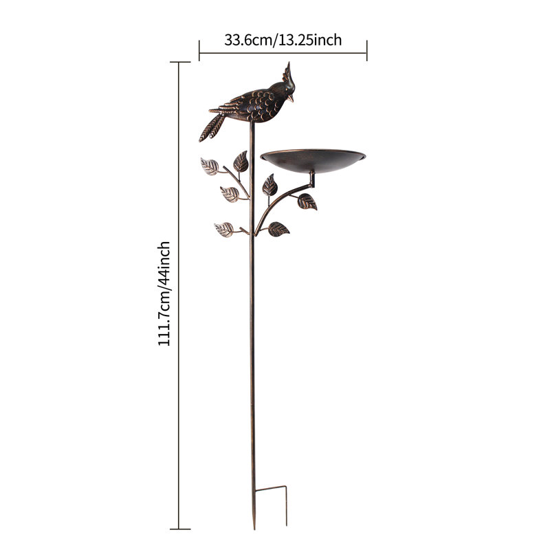 Poteau autoportant en métal pour jardin, cour arrière et patio
