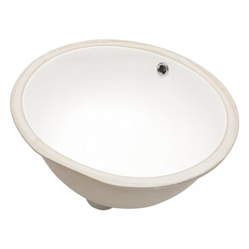 Wenty 16'' Ceramic Circular Bathroom Sink