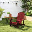 Chaise Adirondack en bois pour jardin extérieur-2019986993