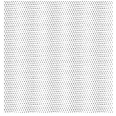 19.7" H x 19.7" W Silver Metal Wire/Mesh Fence