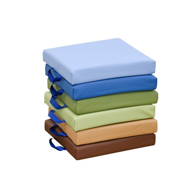 Ensemble de 6 coussins de sol carrés - Woodland