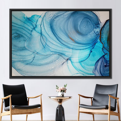 Art mural moderne en marbre abstrait