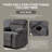 Modern Swivel and Rocking Recliner with Heating and Massage (Dark Gray)-103424037-131762831