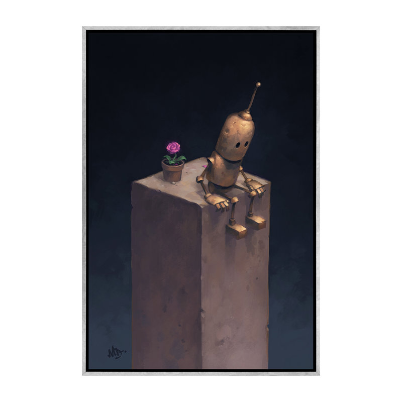 Décoration murale Royaume des enfants, H 60 po x l 40po x P 1,5 po, Toile avec cadre argenté