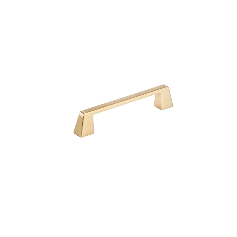 Poignée barre 5 1/16 po en métal, Bronze champagne