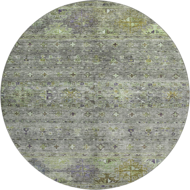 Tapis de qualité supérieure Jeske AMF1220 Global, Rond 8 pi