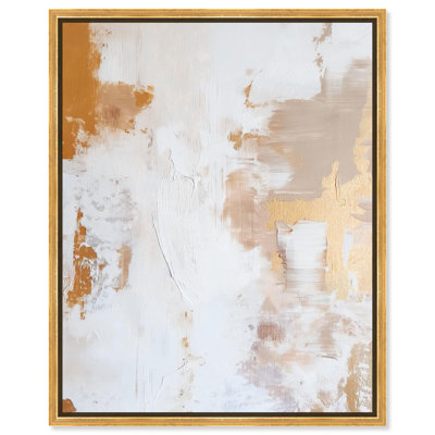 Toile dorée abstraite «Golden Tone» par Art Remedy