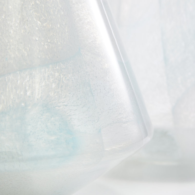Backdrift Glass Table Vase, 11" H x 9.75" W x 9.75" D