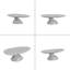 Table basse 47,27 "ovale en pierre, moderne et minimaliste en fibre de verre avec base de table sculpturale pour salon-70219048