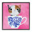 «Whimsical Teacup Kitten», estampe numérique, design par Angie Rozelaar-1527797611-1527797609