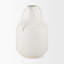 Grand vase Donzel blanc avec taches noires