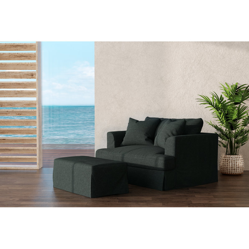 Cladine Chair And A Half with Ottoman