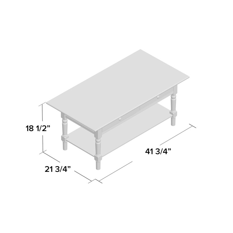 Table basse en bois massif avec rangement Tuoi, Cerisier foncé
