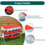 Boîte de nidification pour poulets, boîtes de nidification pour poulets à 10 compartiments, boîtes de nidification pour poules avec pattes en métal, boîte de nidification pour poules pondeuses avec couvercle pour protéger les œufs, rouge-2045758266
