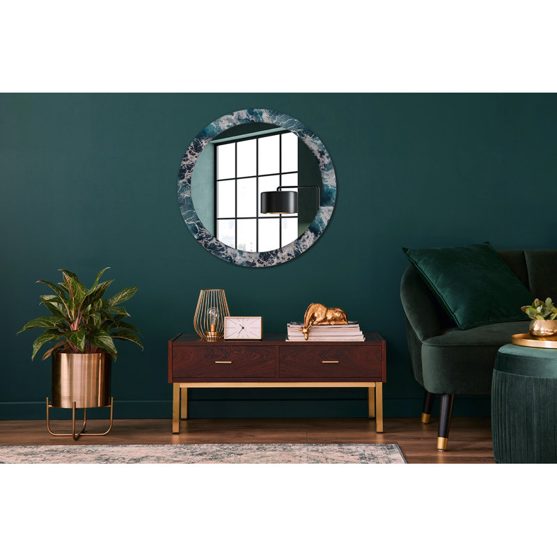 Huldar Glass Flat Wall Mirror