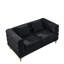 Canapé modulaire surdimensionné de 60 pouces à 2 places, canapé modulaire à assise profonde en tissu Comfort Comfort