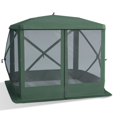 Tente abri de jardin avec moustiquaire Outsunny Pop Up