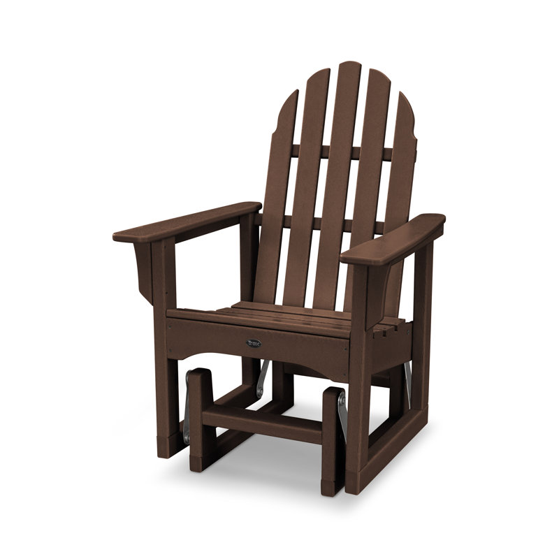 Cape Cod Adirondack Glider Chair, Vintage Lantern