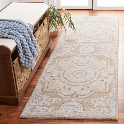 Lutrica Abstract Hand Tufted Wool With Cotton Cloth Backing Oriental Rug