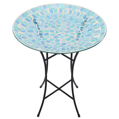 Bain d'oiseaux en verre Speier