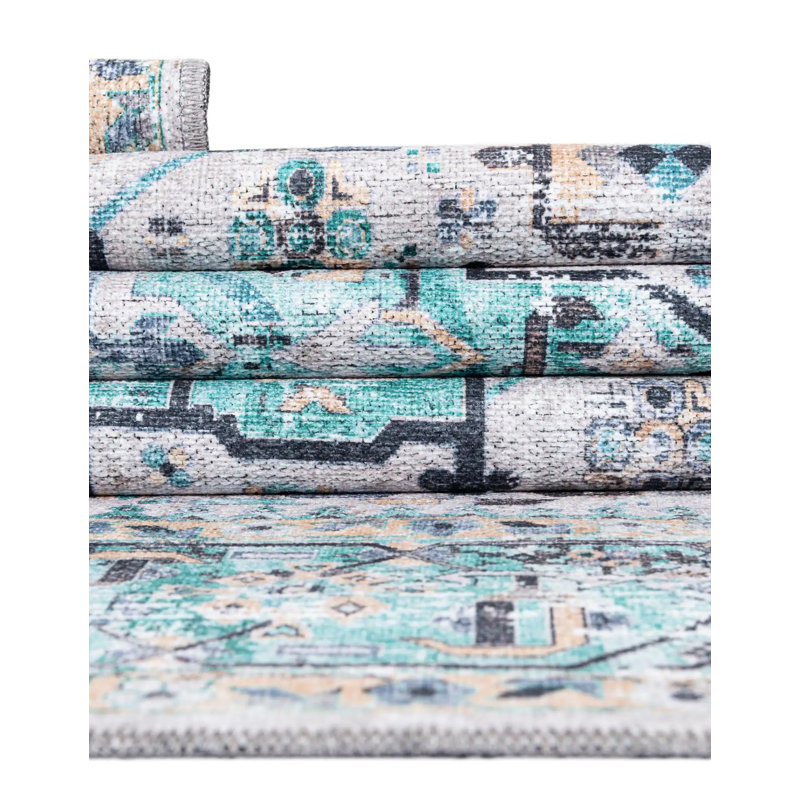 Tapis lavable Bungalow Bungalow, Octogone 7 pi 10 po x 7 pi 10 po