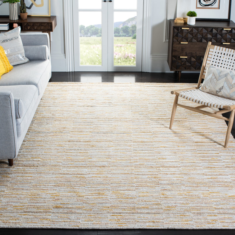 Tapis en soie de bambou Karaman, Rectangle 9 pi x 12 pi