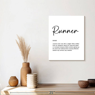 Définition de coureur sur toile