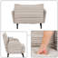 Fauteuil d'appoint rembourré Mid-Century-1135609222