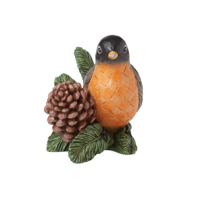 Jim Shore Heartwood Creek Robin Bird Figurine 4in H