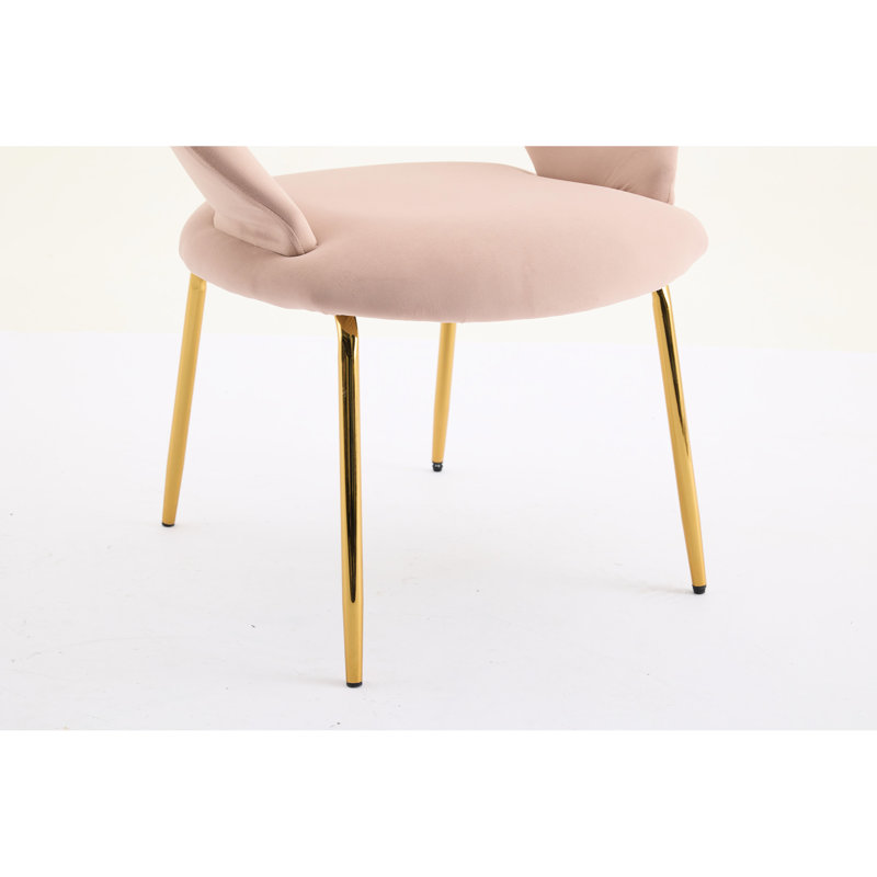 Chaise de salle à manger Everett, Rose