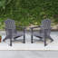 Chaise Adirondack en plastique Byrge-1371150507