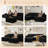 108” Modular Sectional Sofa With Ottoman, Deep Seat U-Shaped Cloud Couch, Boneless Comfort, No Assembly Required-1820281715-1819465331