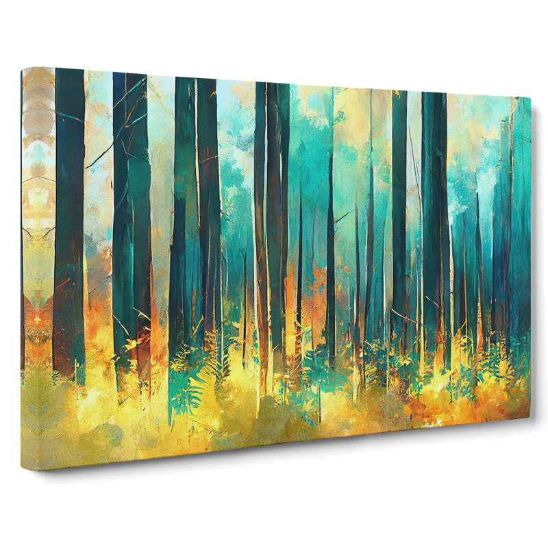 Forest Abstract Vol.1 - Wrapped Canvas