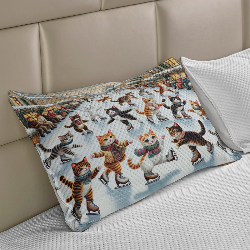 Housse de couette pour chat Ambesonne Cheery Kitties, H 20 po x l 36 po