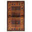Tapis bleu marine foncé Rare War 3 pi 11 po x 6 pi 7 po