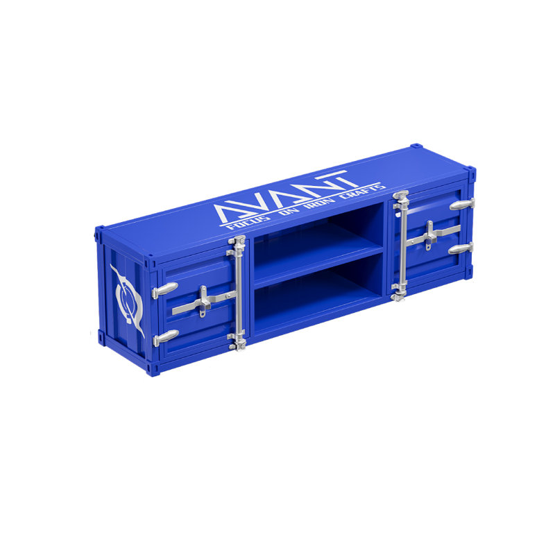 Crédence de rangement l 59,05 po Mulero, Bleu