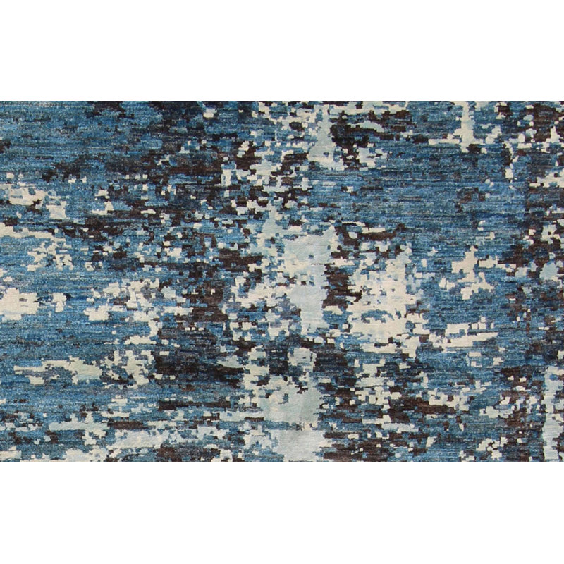 Geometric Hand Knotted 150cm X 206cm Area Rug
